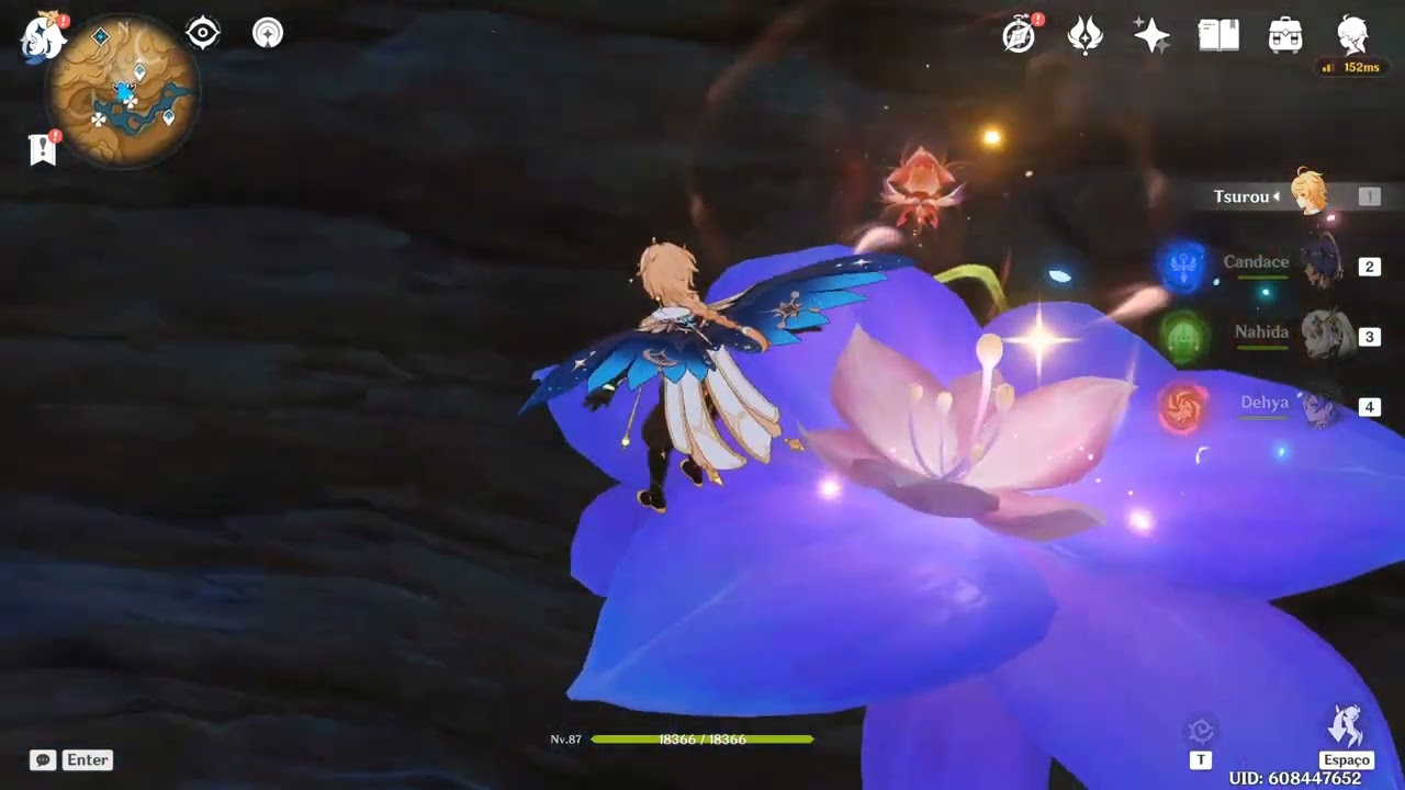 Genshin Impact - Missão do Mundo: Coração de Amrita + Todas as Plumas da Luz Purificadora