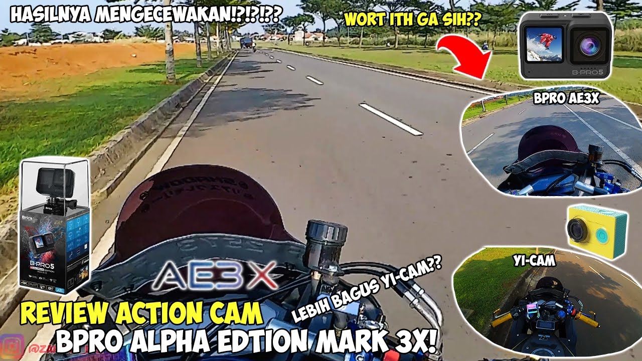 REVIEW ACTION CAM BPRO ALPHA EDITION MARK 3X!! WORT ITH GA SIH?? #motovlog