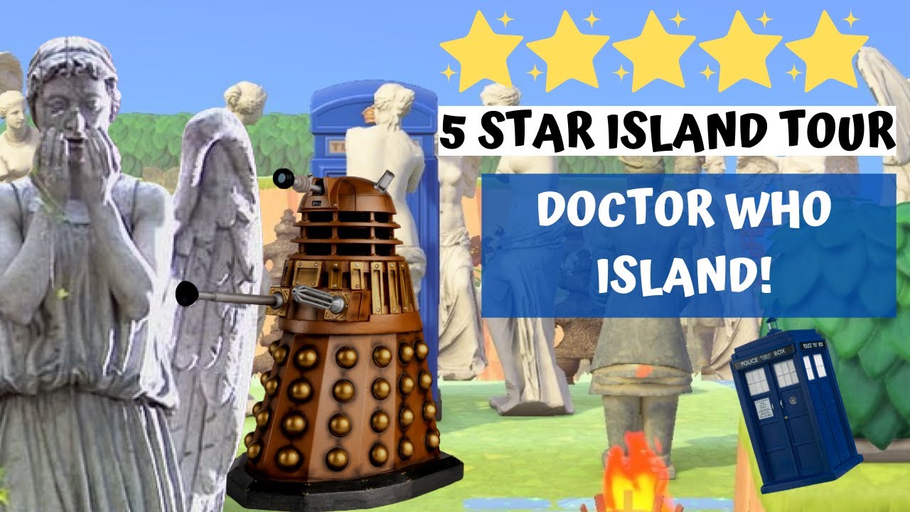 5 STAR DOCTOR WHO THEMED ISLAND?!😱 / ANIMAL CROSSING NEW HORIZONS ISLAND TOUR / ACNH ISLAND TOUR