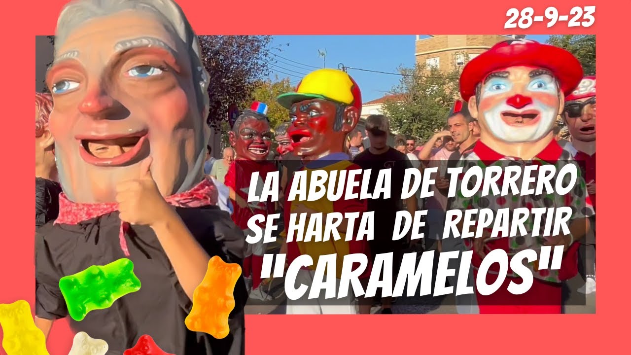 Recorrido CABEZUDO de FIESTAS del barrio de TORRERO | Septiembre 2023
