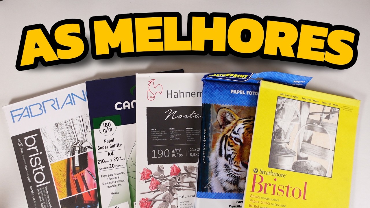 As Melhores Folhas para fazer qualquer Desenho