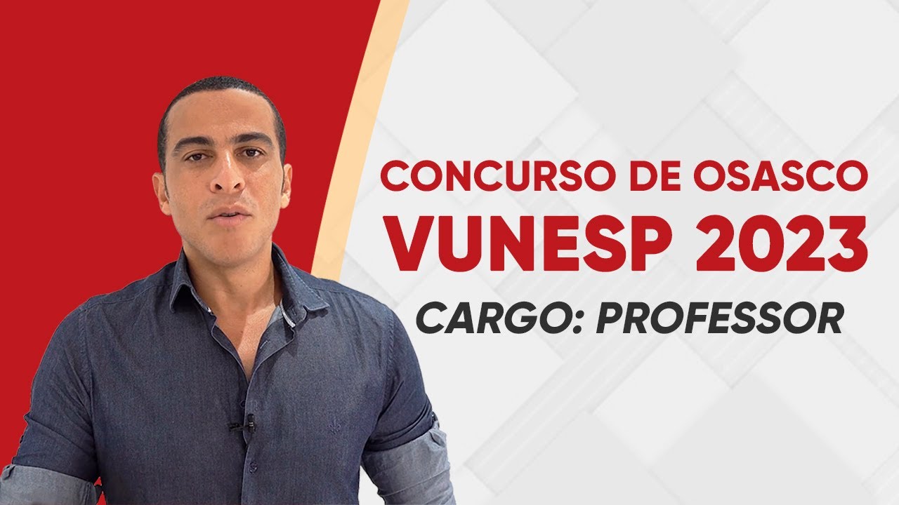 PORTUGUÊS VUNESP 2023 - CONCURSO PREFEITURA DE OSASCO (PROFESSOR)