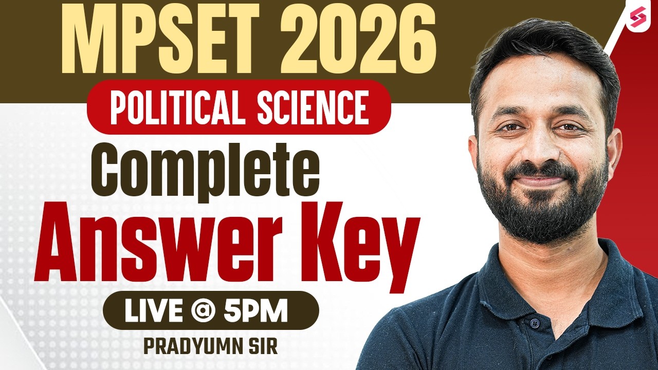 MP SET Analysis 2026 | MP SET Political Science | MP SET Political Science Answer Key | Pradyumn Sir