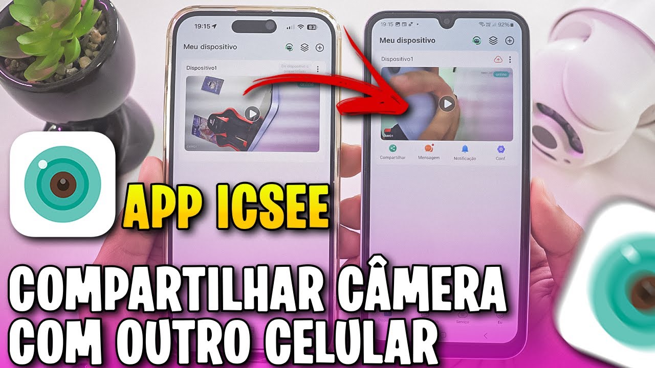 Atualizado✅ Como Compartilhar sua Câmera ICSEE com Dois Celulares ou Mais! Como Compartilhar Câmera
