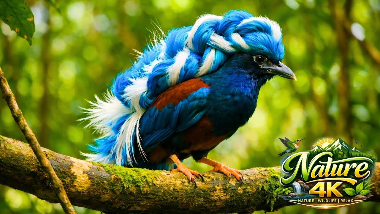 🌿🕊️ Top 100 Beautiful & Rare Singing Birds  Relaxing Nature Sounds 4K ASMR