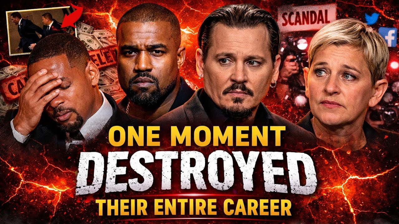 One Moment Destroyed Their Entire Career | Will Smith, Kanye West, Johnny Depp, Ellen DeGeneres