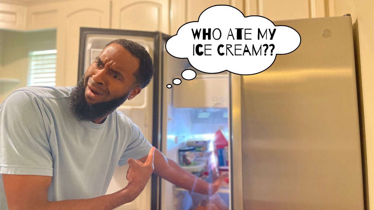When your kids found out where you hid your secret stash of Ice Cream