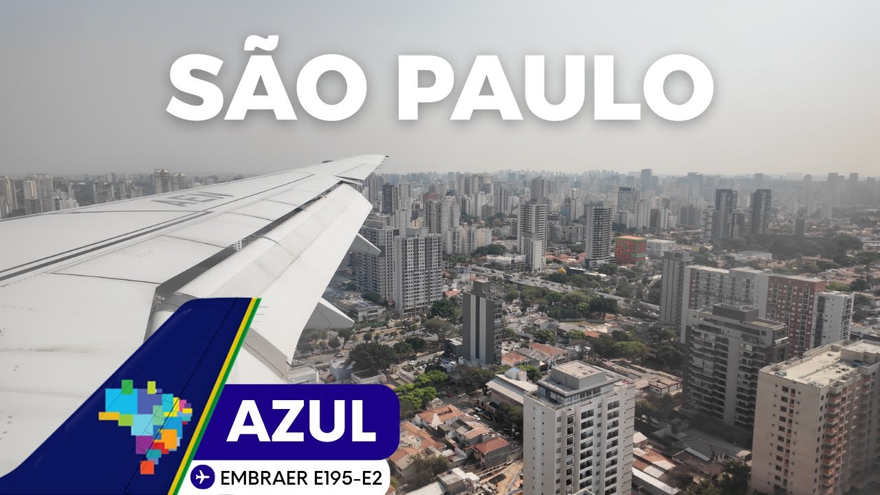 VOO BELO HORIZONTE ✈ SÃO PAULO NO EMBRAER 195 E2 DA AZUL