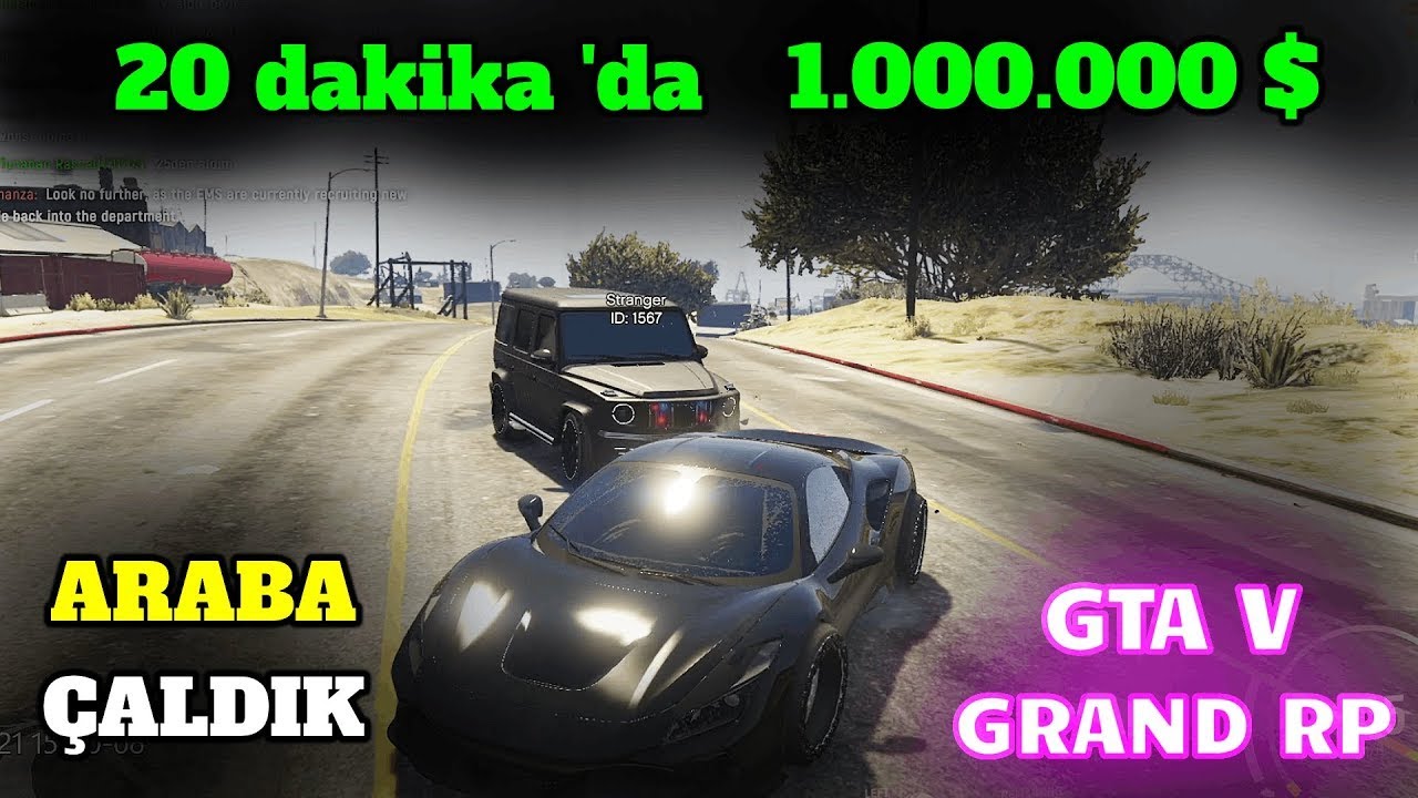 GTA 5 GRAND RP İLLEGAL HIZLI PARA KASMA Y&Ouml;NTEMİ ! ARA&Ccedil; &Ccedil;ALDIK (20 DAKİKADA 1.000.000 $)