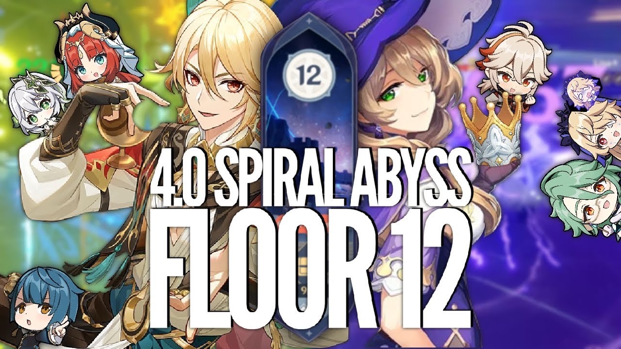 Super Bloom Kaveh Nilou & Aggravate Lisa Baizhu Duo - V4.0 Spiral Abyss Floor 12 Genshin Impact