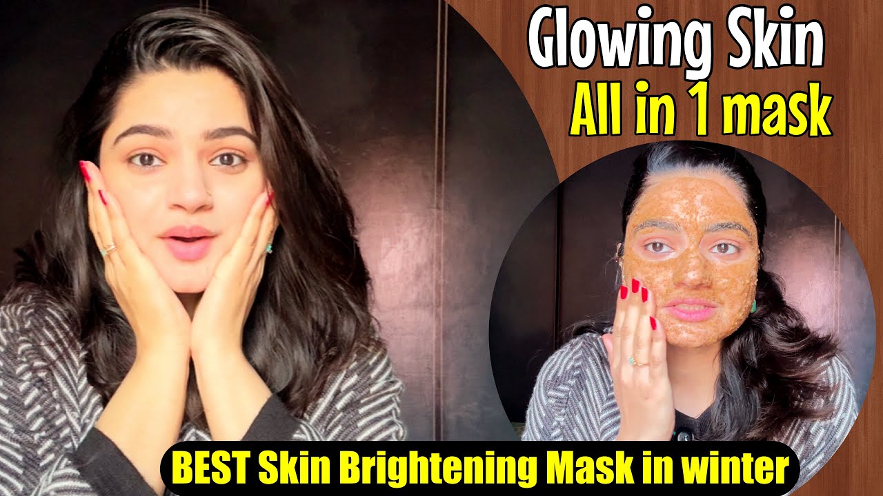 Best Face Pack For Glowing Skin At Home 🤫 Clear & Brighter Skin in 20 minutes
