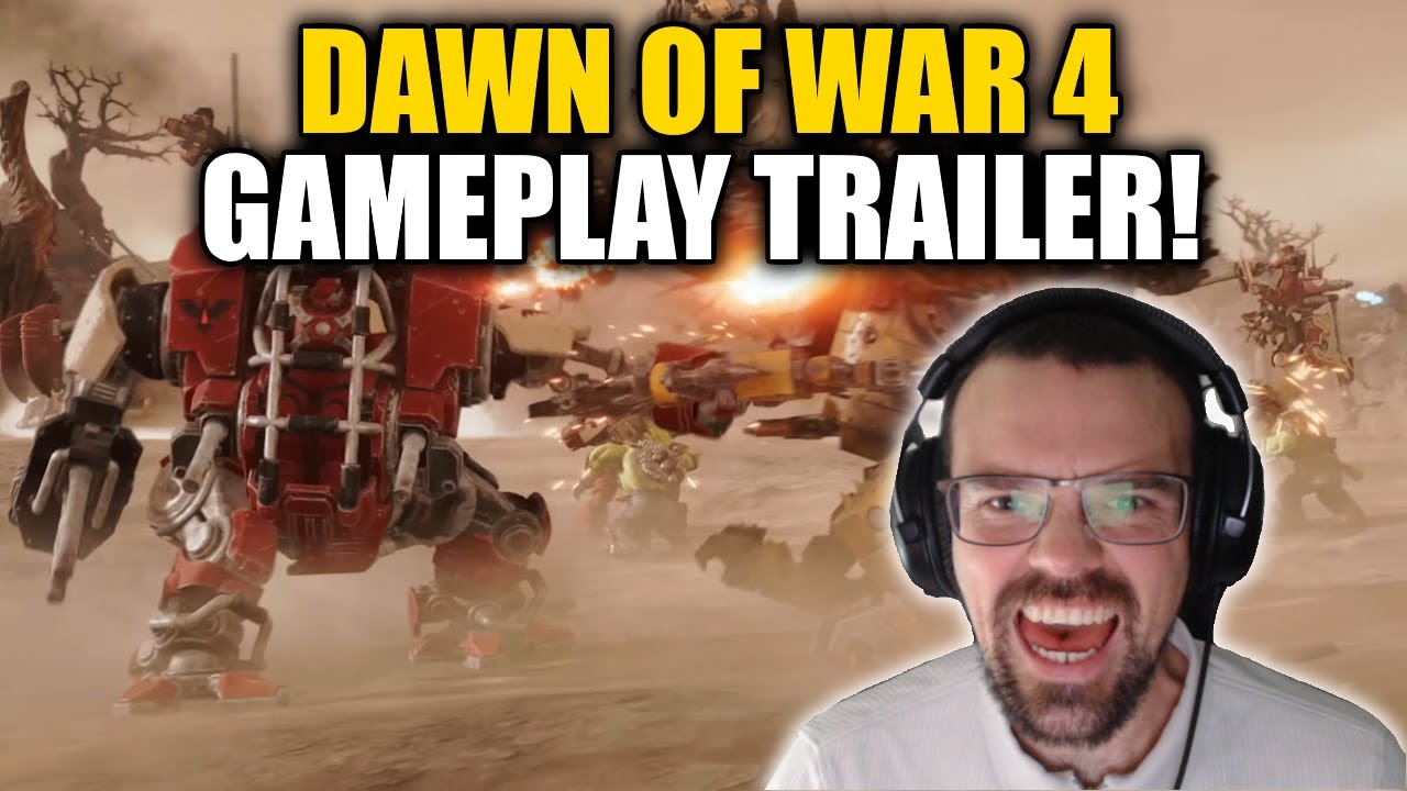 НОВЫЕ ВИДЕО DAWN OF WAR 4! Реакция на игровой трейлер и обзор!