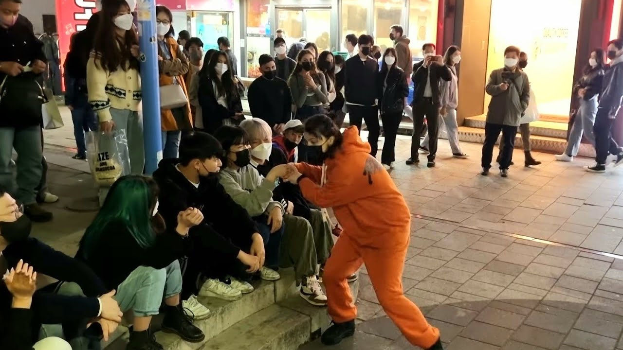 FRIDAY. RL CHINGUS, LEV. DYNAMIC CAPTIVATING IMPROMPTU BUSKING. GOOD PROGRAM BY CHOI SOOYOUNG.