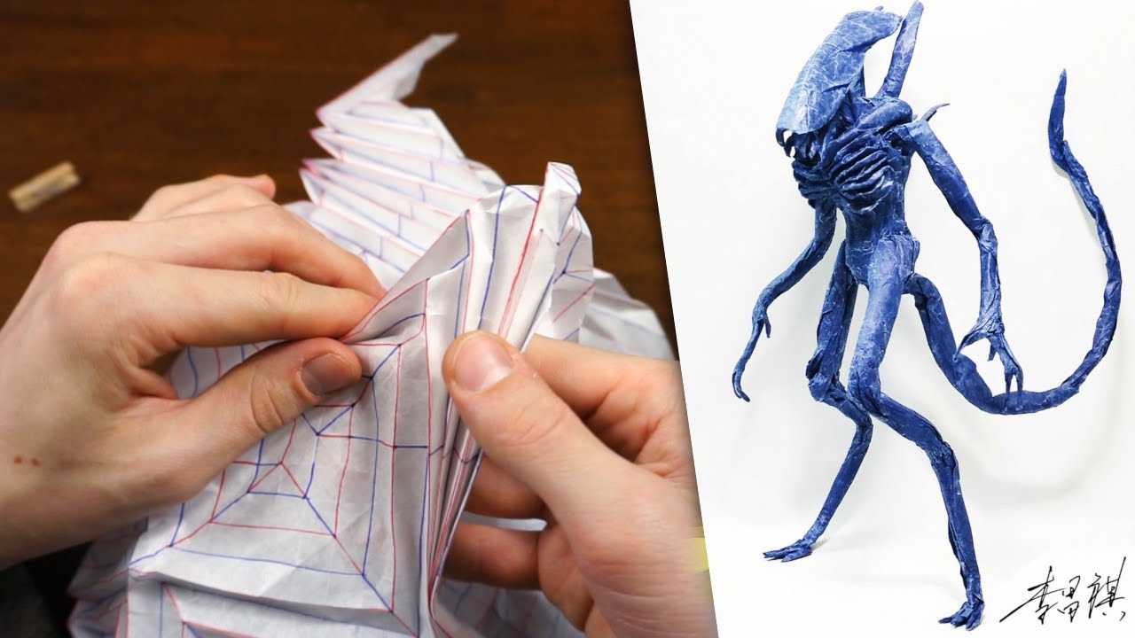 Origami Alien Tutorial (李Li Changqi)