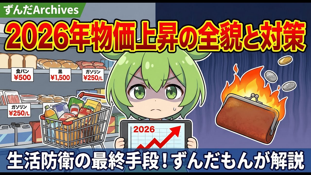 2026年の物価上昇はどうなる？今後の予測と政府の対策とその限界について解説