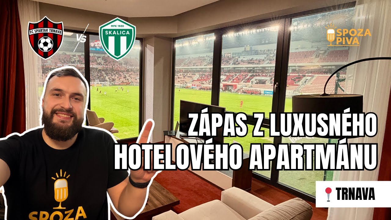 Na tribúne 🍺 SPOZA PIVA #5 Pozreli sme si nikéligový zápas z priamo z hotelového apartmánu