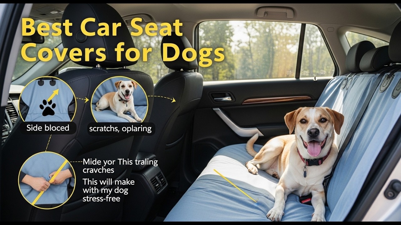 TOP 5 Best Car Seat Covers For Dogs 2026 |The Secret to Keeping Your Car Brand New Even with a Muddy