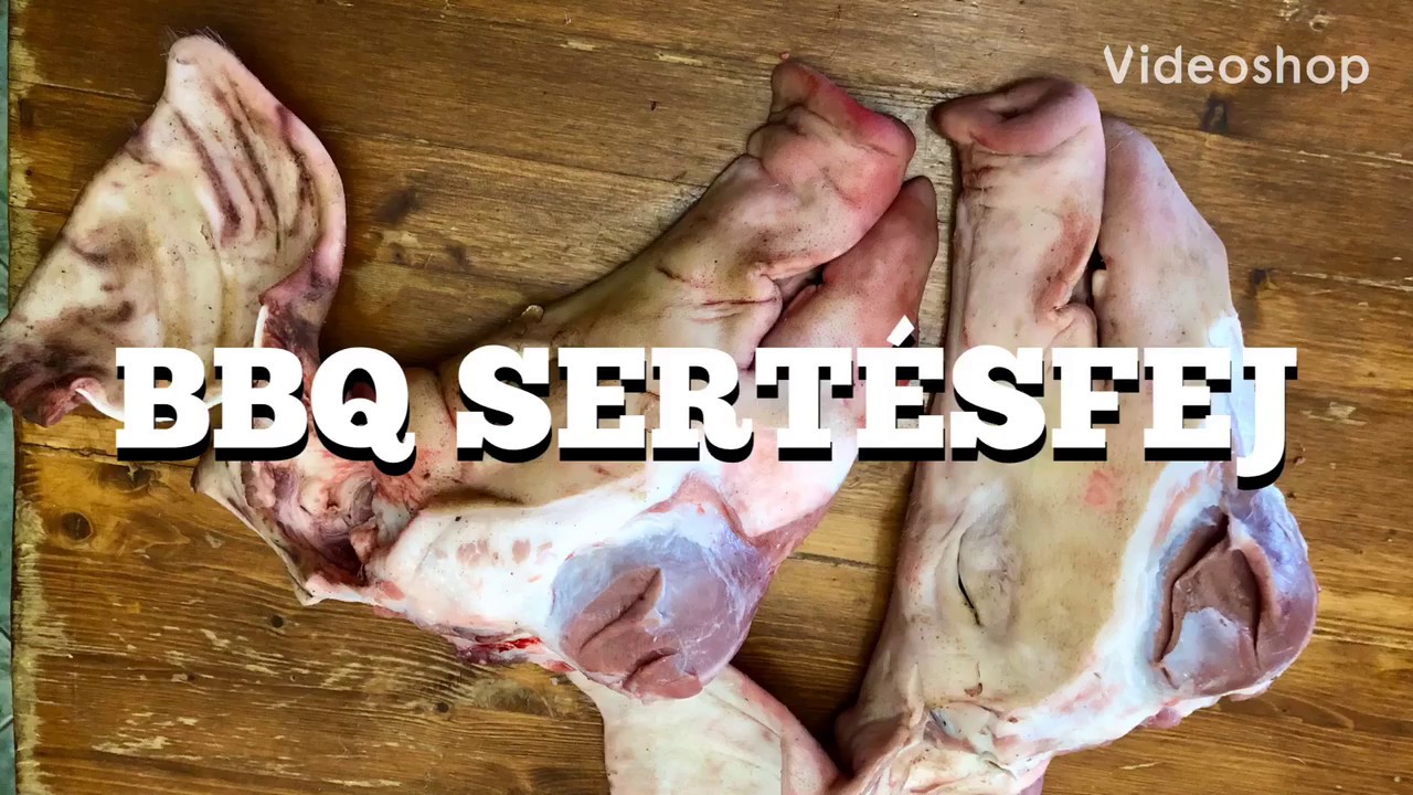 BBQ sertés fej