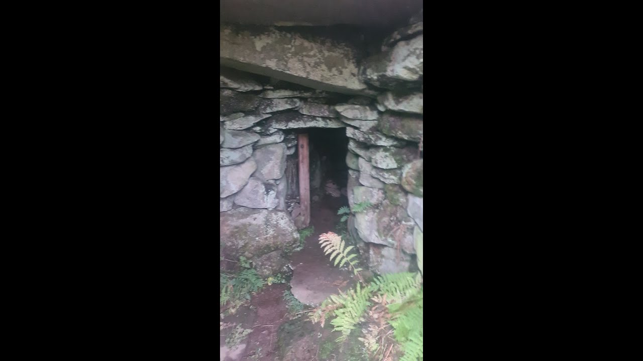 exploring a souterrain old underground building