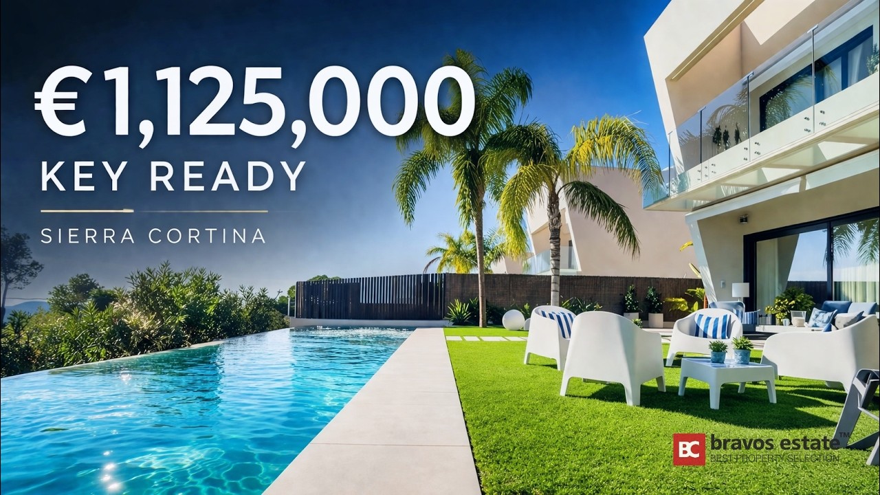 €1,200,000 | Luxury Villa in Sierra Cortina | Modern Design, Pool & Solarium