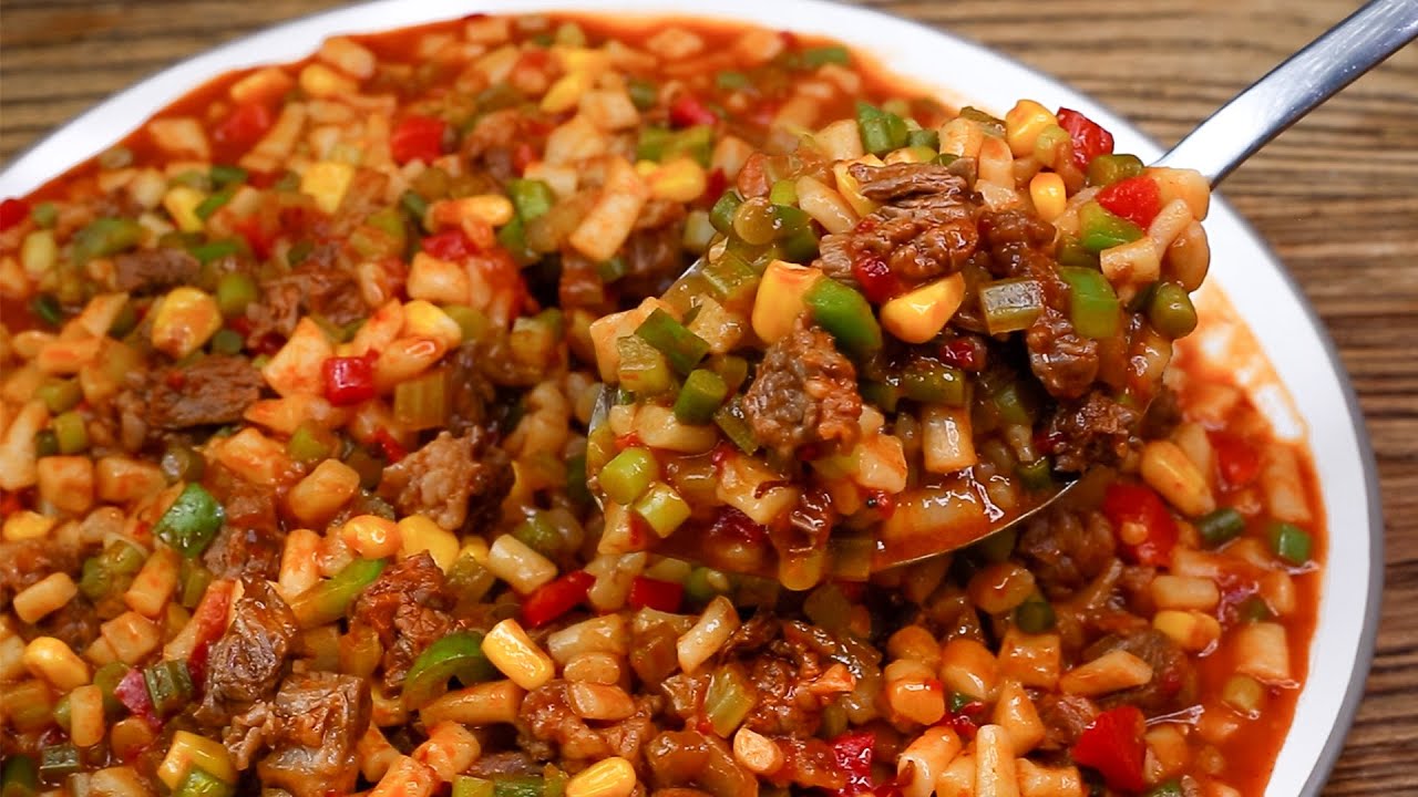 | 营养炸裂的 | 牛肉丁丁炒面