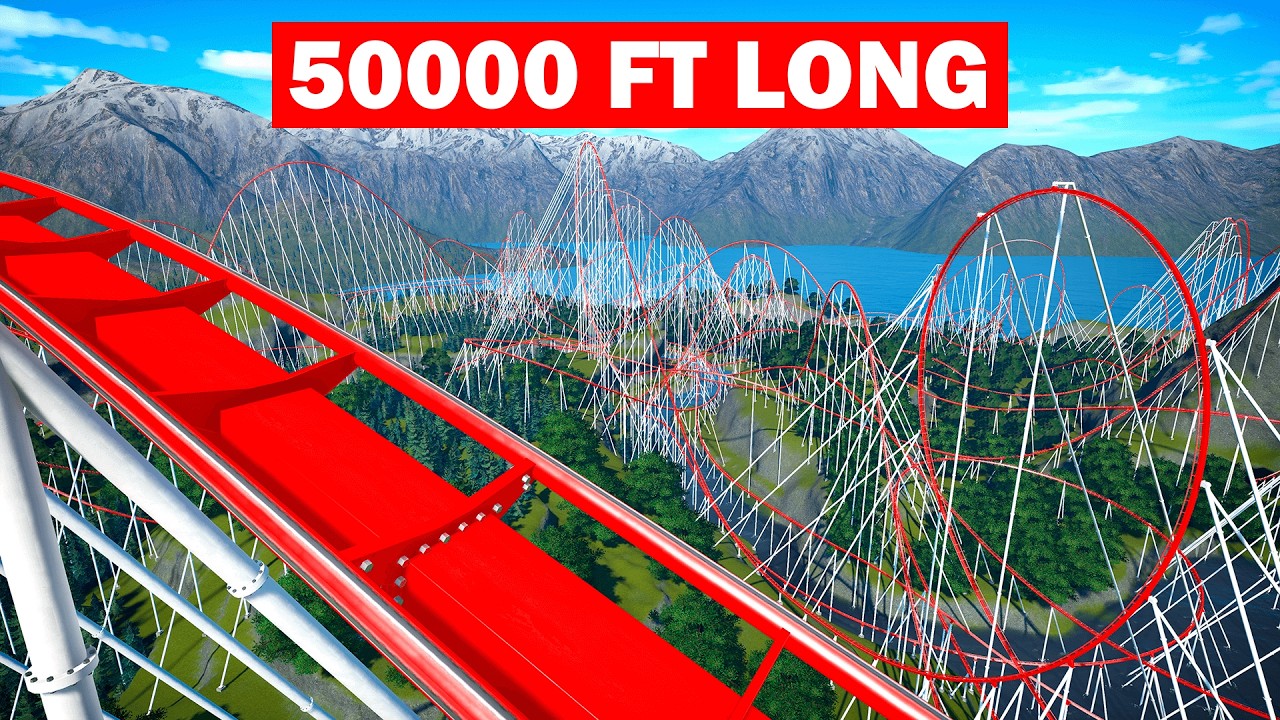 50000 FT Long Roller Coaster – Planet Coaster