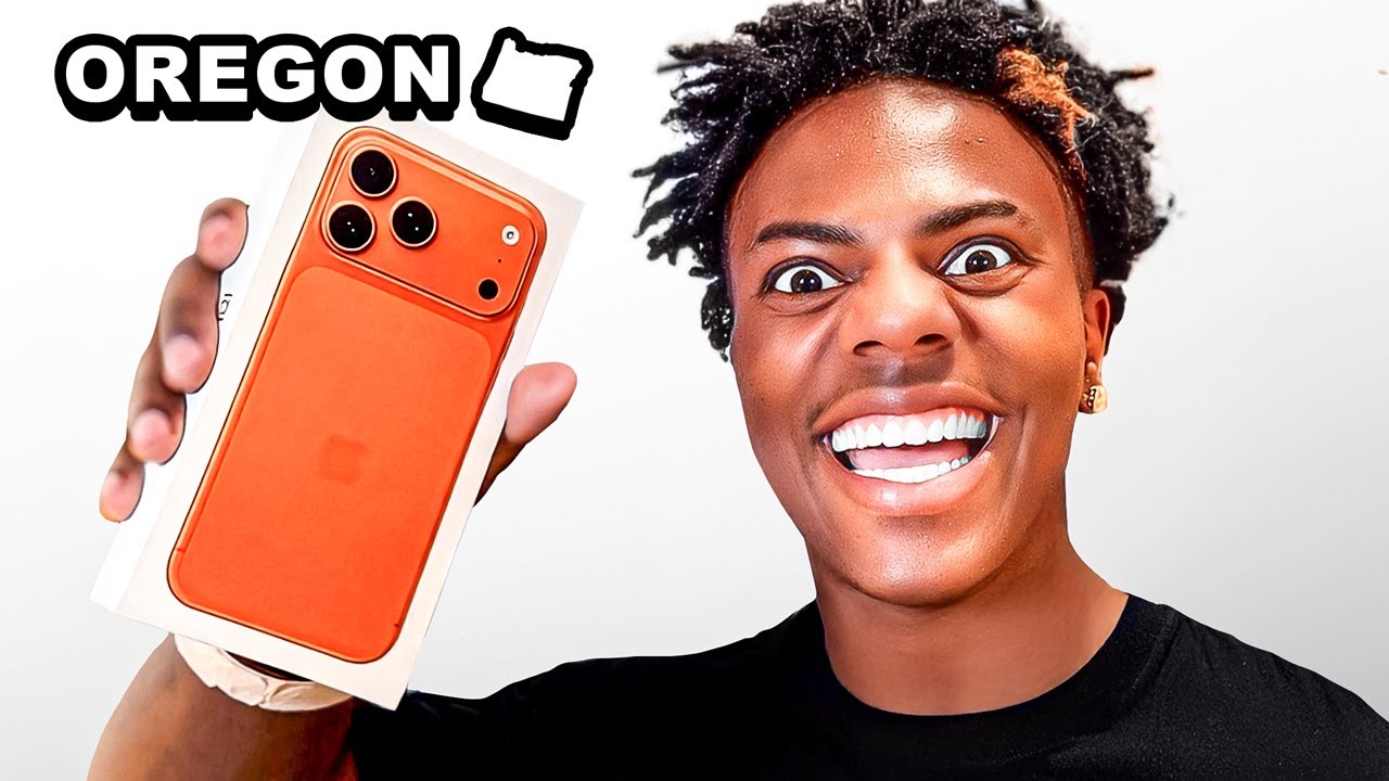 iShowSpeed ​​покупает новый iPhone 17!