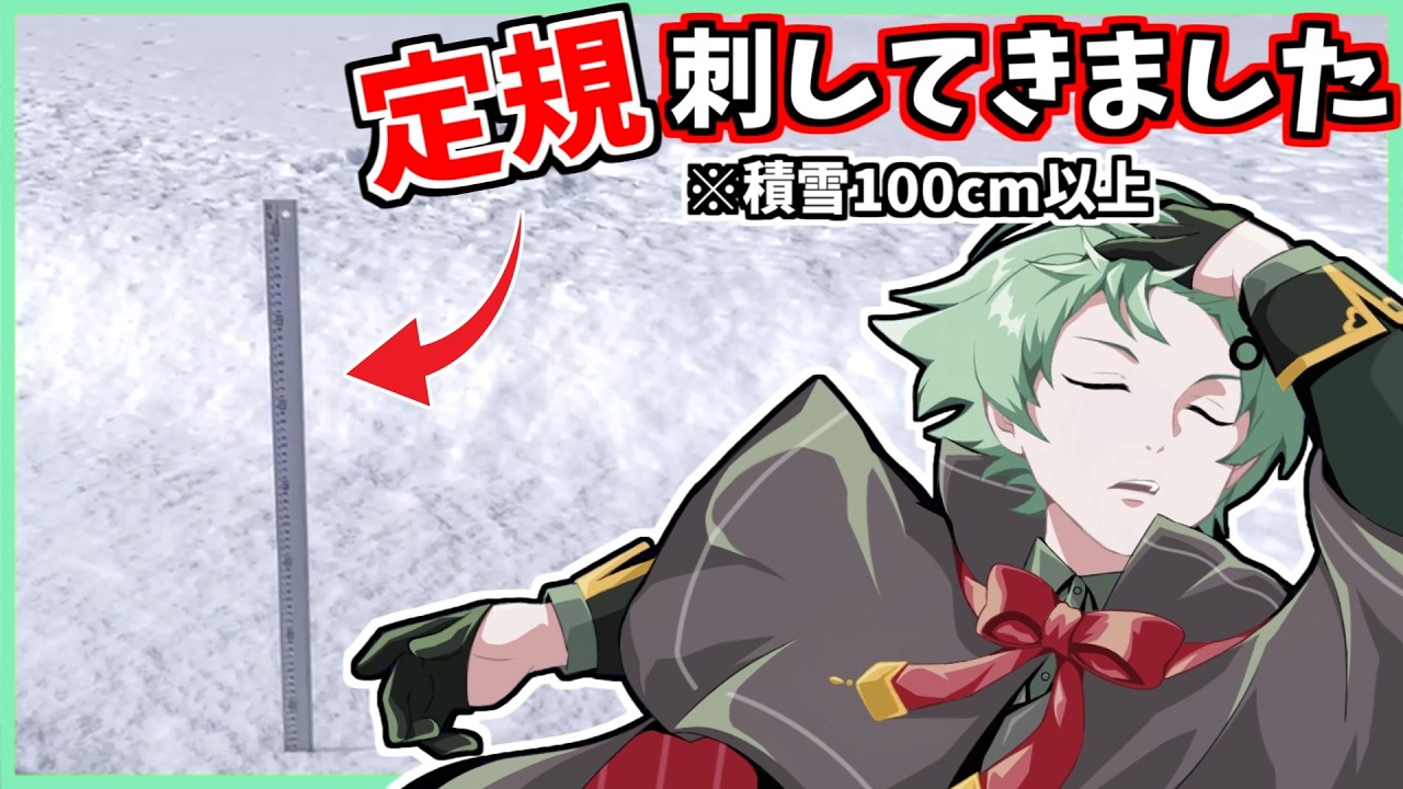 雪に定規ぶっ刺して2000万再生されたVtuber北海道に帰省してラジオ出演【2026】