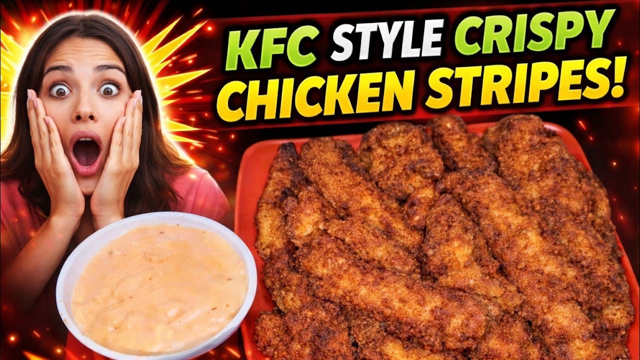 KFC Style Crispy Chicken Strips 🍗 | Spicy Mayo Sauce | Restaurant Jaisa Taste 