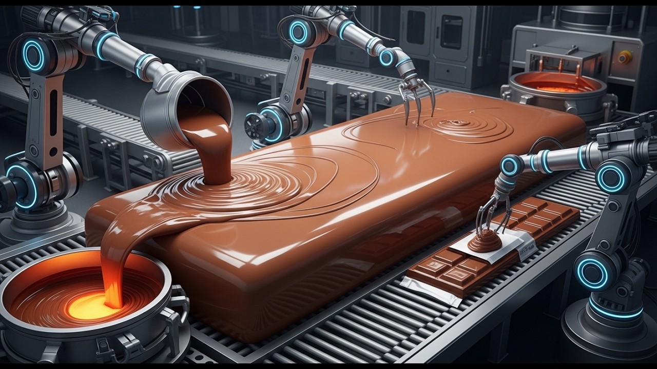 How Chocolate Is Made in Factory – Bean to Bar Production Line Tour