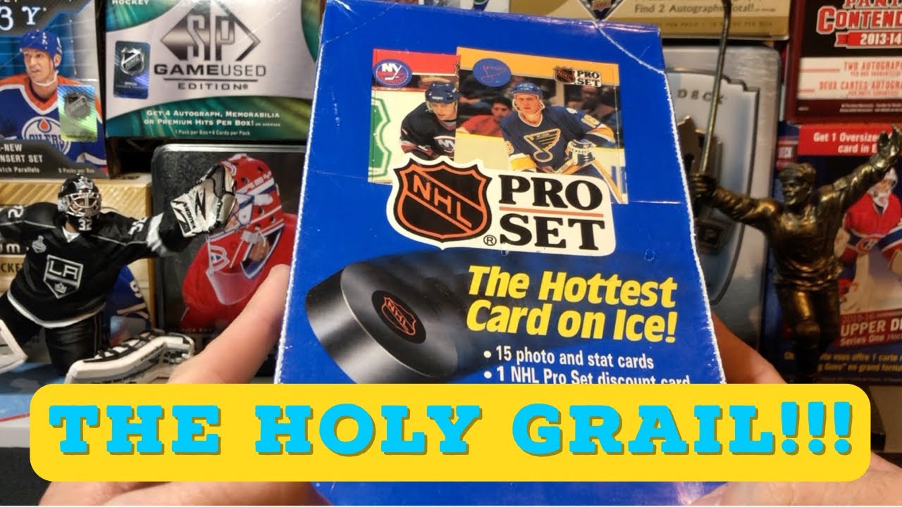 THE HOLY GRAIL! Chasing a super rare Stanley Cup Hologram in a box of 1990 Pro Set!