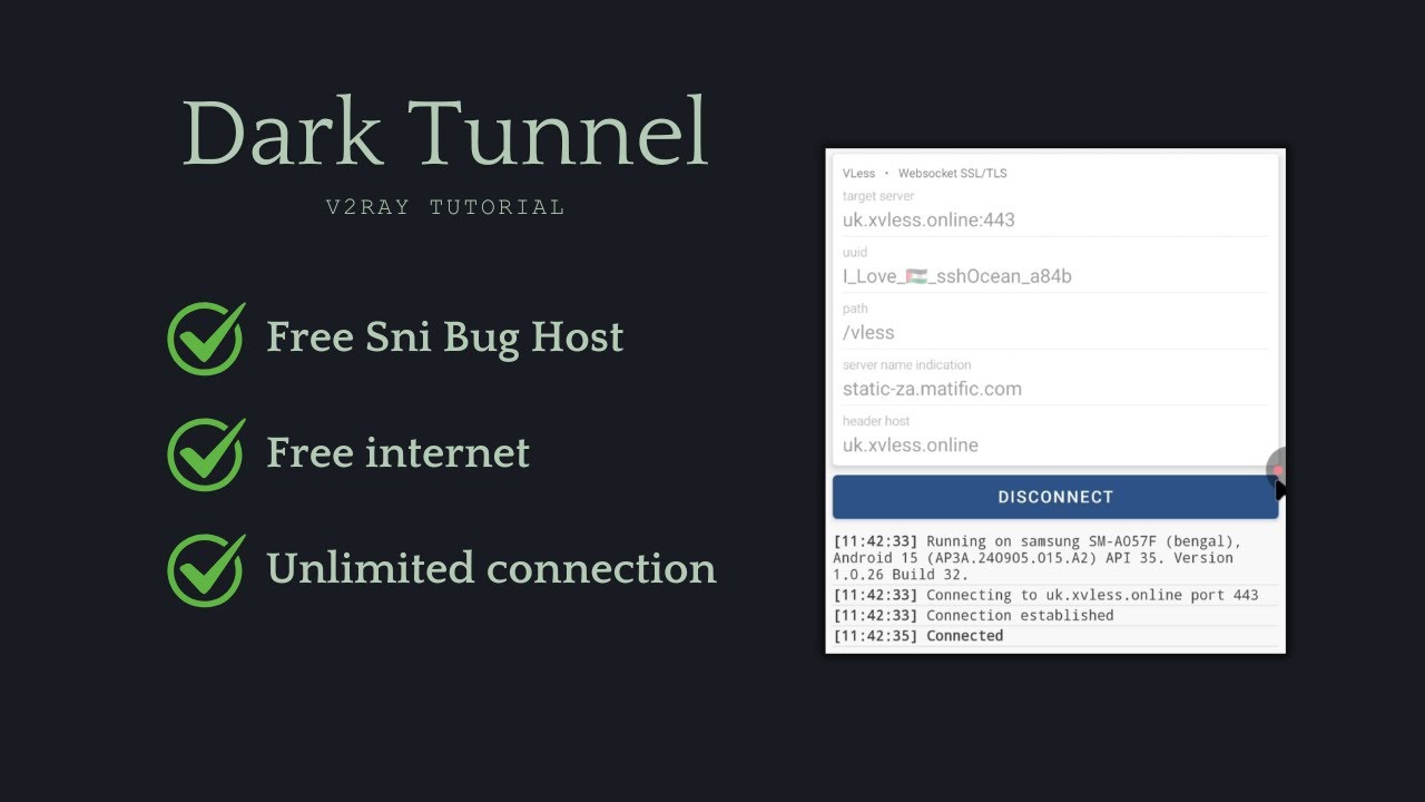 How to Configure V2Ray on Dark Tunnel VPN