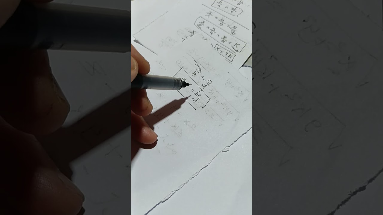 الصف الثاني الاعدادي  الدرس الثاني تابع درس خواص التناسب