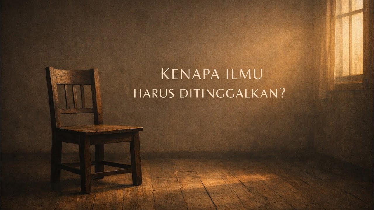 Ilmu Adalah Penghalang: Mengapa Para Arif Justru Meninggalkannya