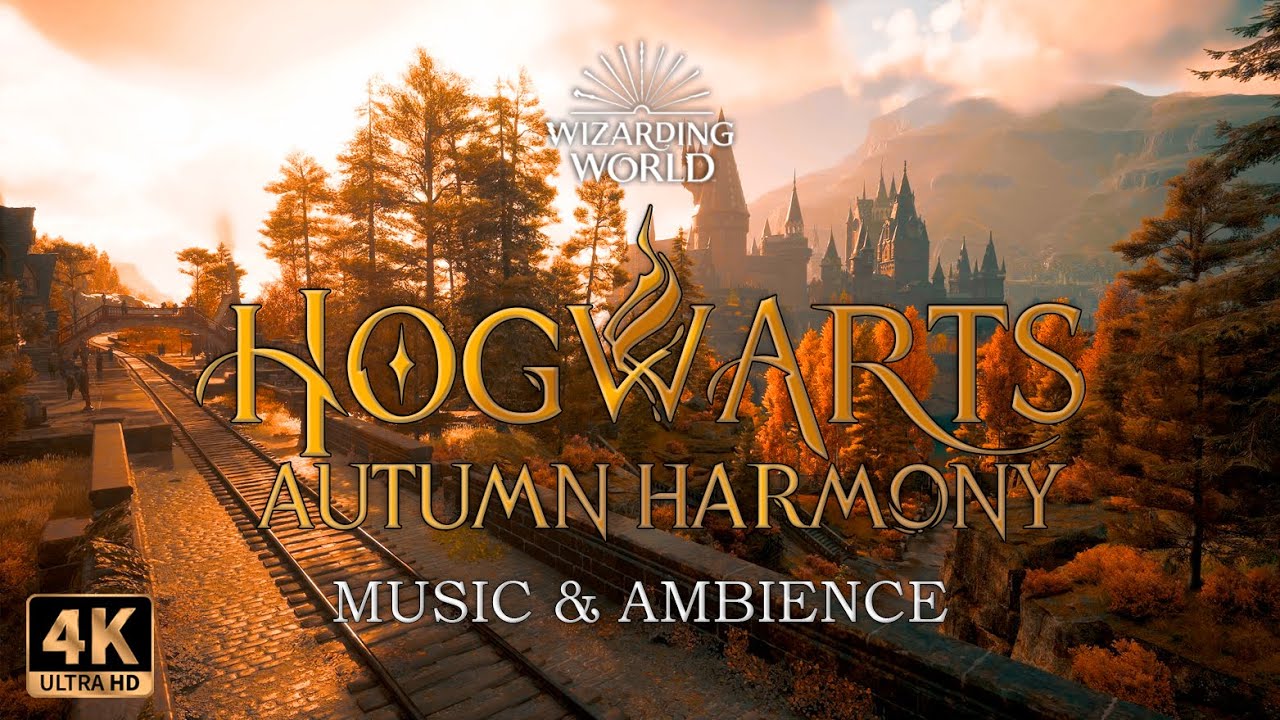 🍁Autumn Harmony: Magic World in Golden Hues🍂 | Harry Potter Music and Ambience