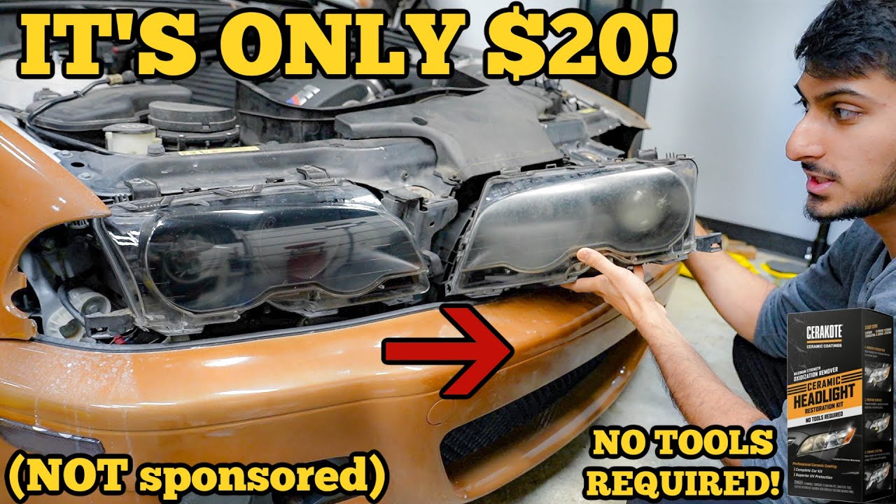 THE BEST HEADLIGHT RESTORATION KIT I'VE EVER USED and it's cheap!