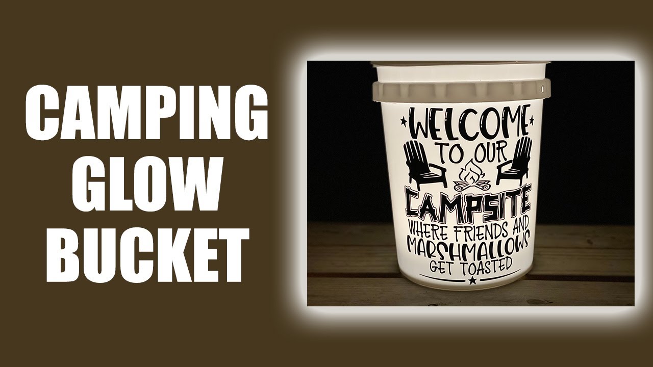 🥰 Easy DIY Camping Glow Bucket Light