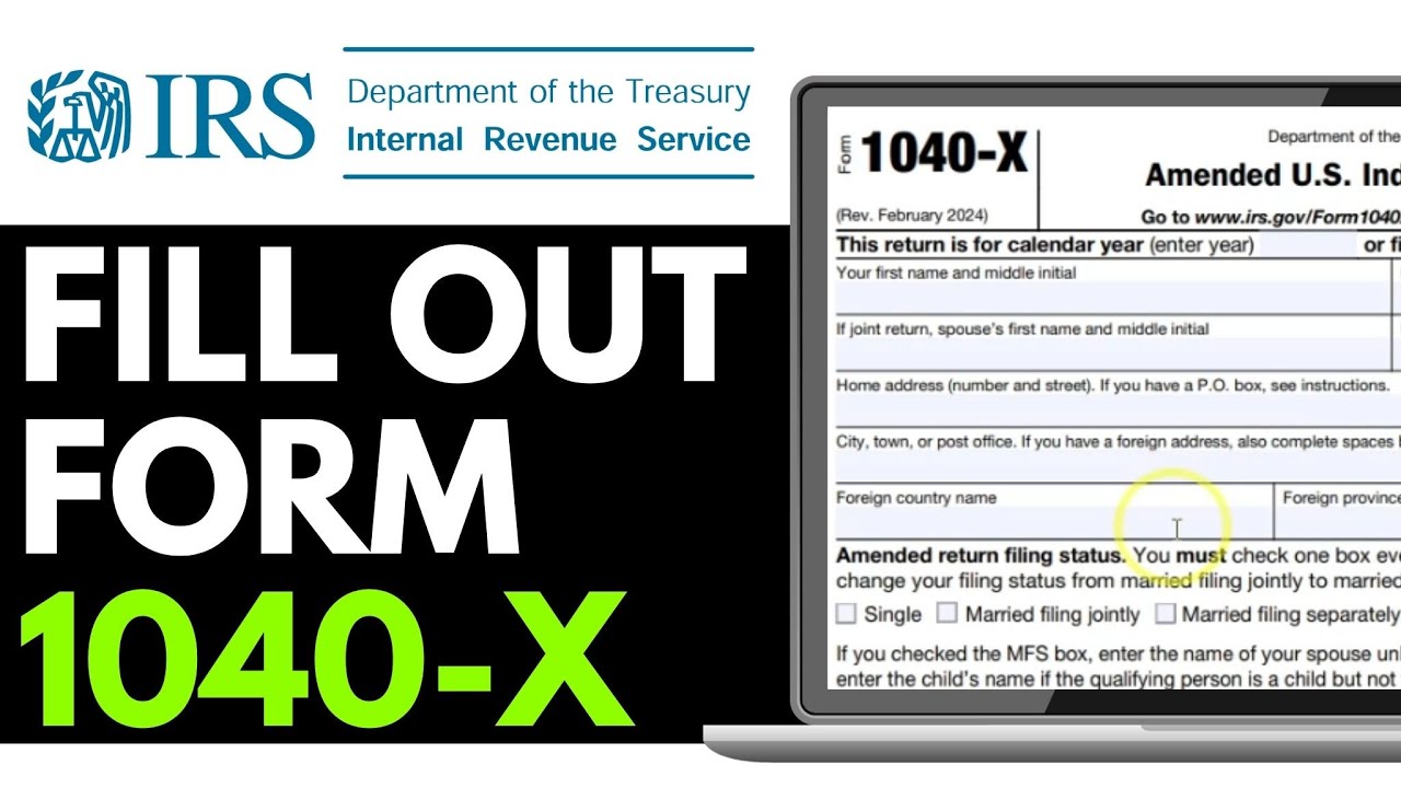 How To Fill Out Form 1040-X | Amended Form 1040-X Tax Return 2026 (QUICK GUIDE)