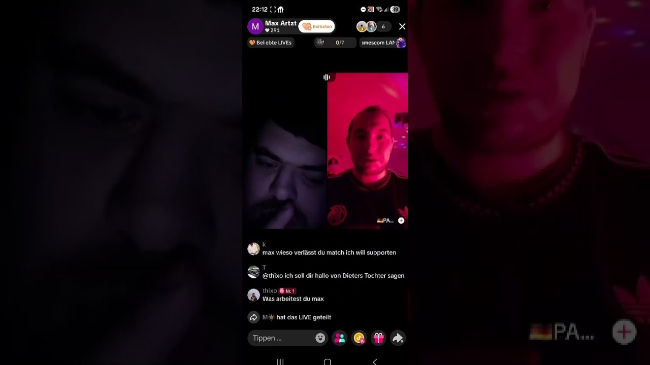 Max Artzt Streamaufnahme 4 März 2025