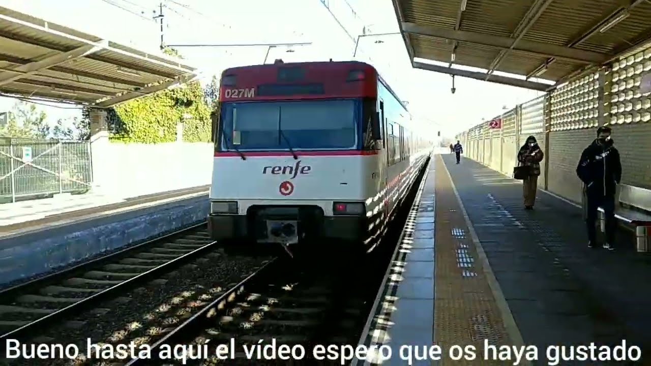 Viaje en tren de Alcalá de Henares hasta Alcalá de Henares Universidad. Línea C2 de Cercanías