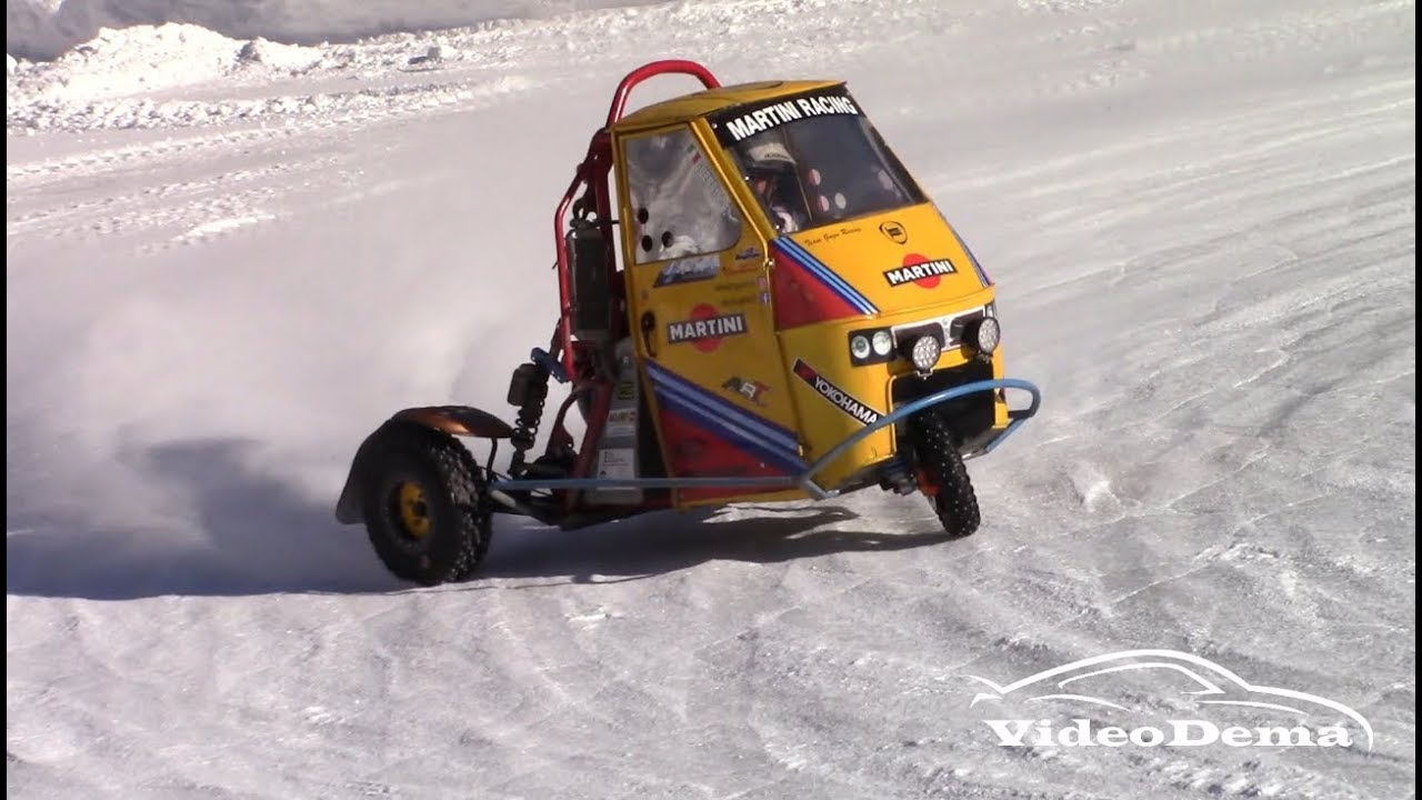 Ape Cross Proto su NEVE - The Ice Challenge Livigno 2020