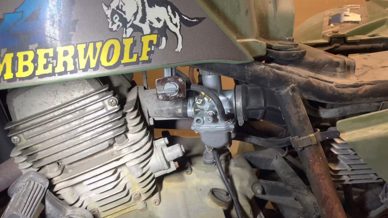 Прокладка вентиляционной линии карбюратора Yamaha Timberwolf.