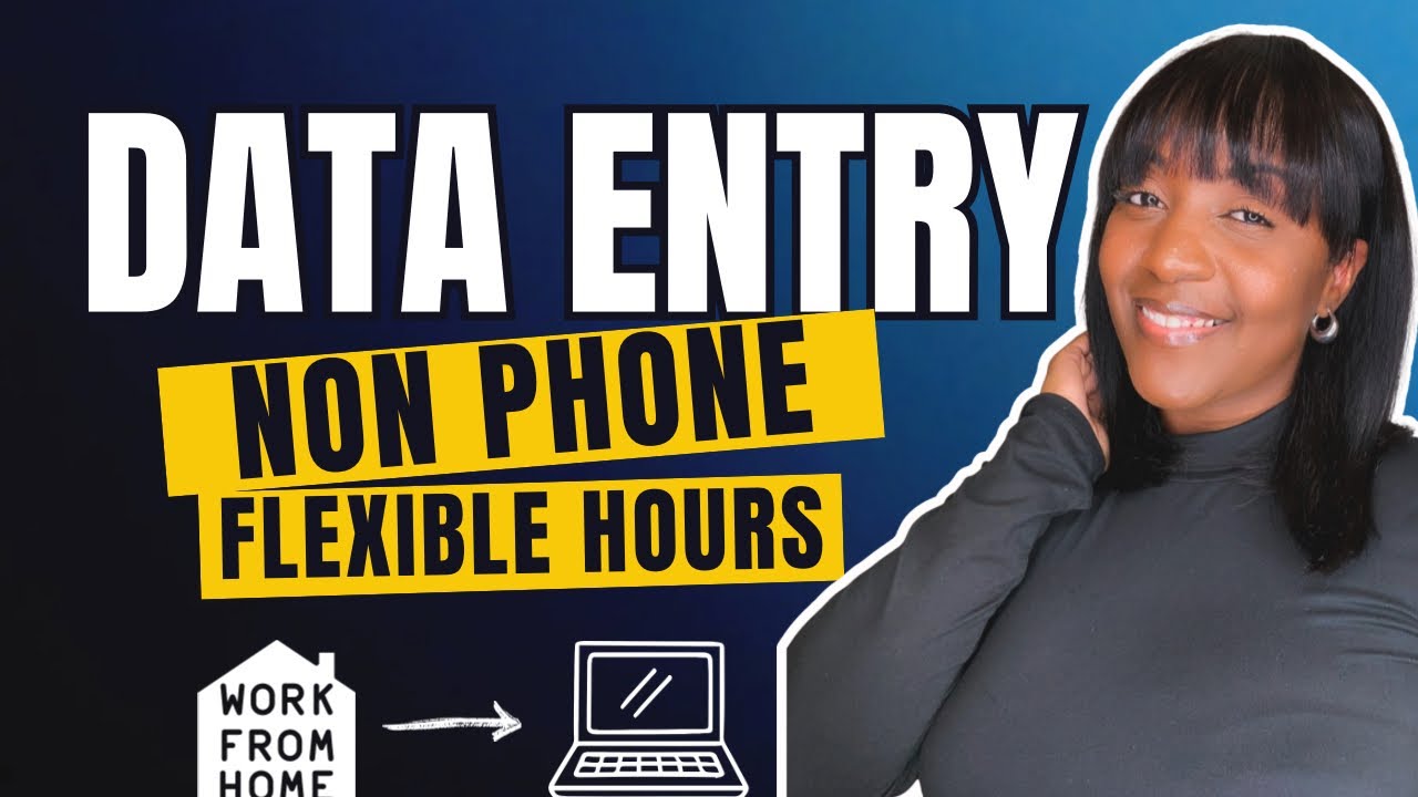 ✅ DATA ENTRY - Non Phone & Flexible Hours + More Work From Home Jobs 2026