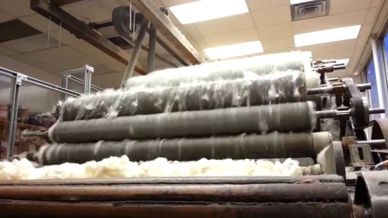 Birkeland Wool Carding Machine - May 19, 2014