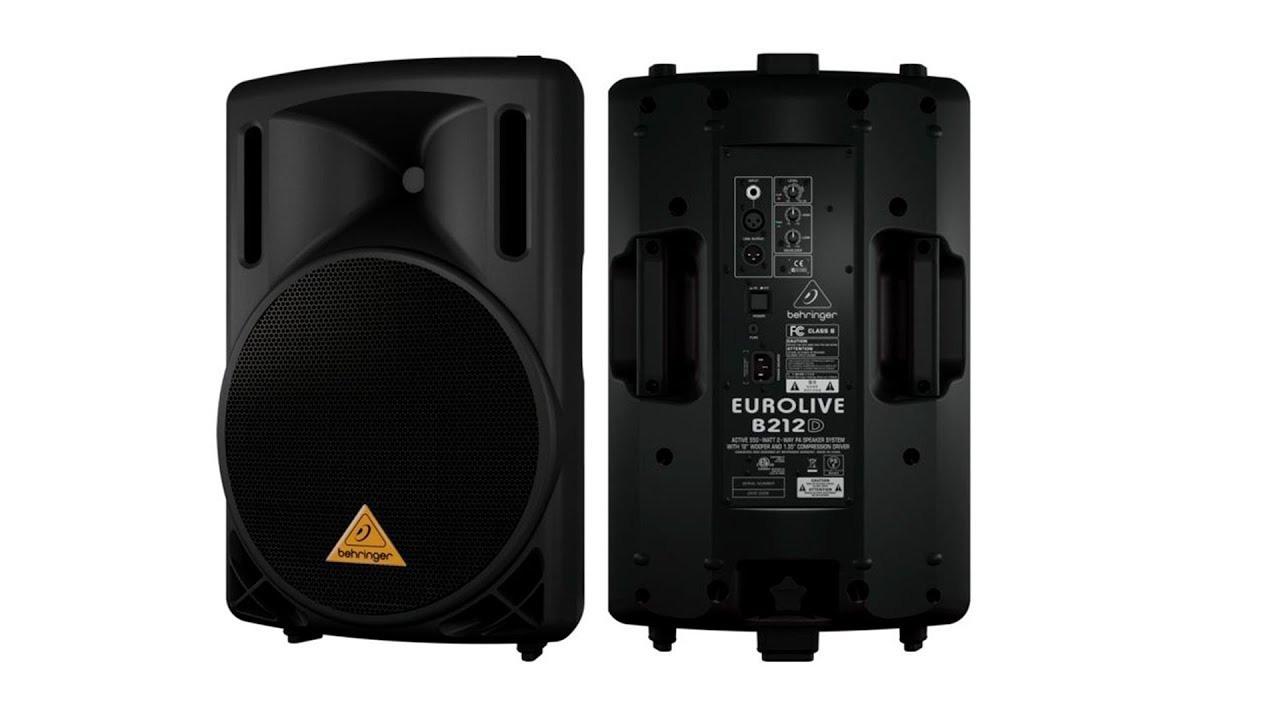 Análisis cabina Behringer b212 y Prueba de sonido