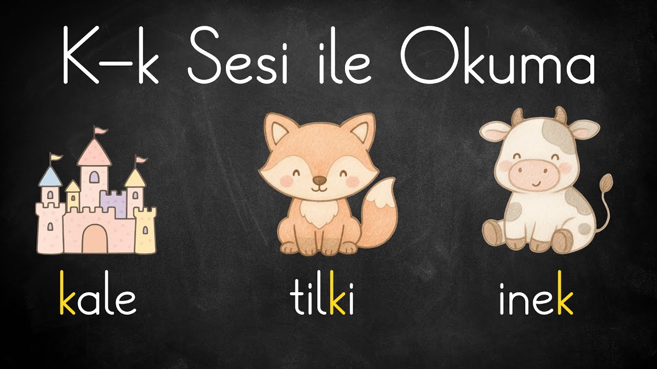 K Sesi Hece ve Kelime Okuma Çalışması | #ilkokumayazma #1sınıf #ksesi
