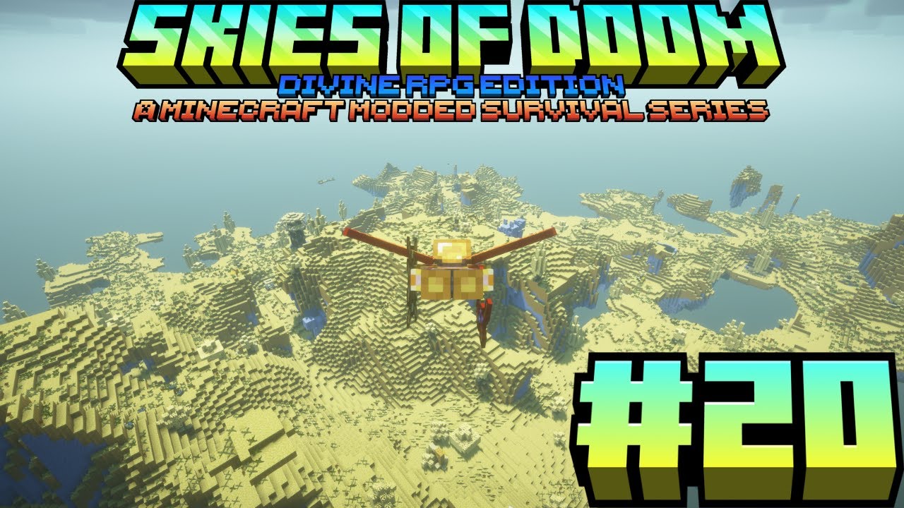 Minecraft Skies of Doom (E20): Iceika Dimension/Venture Towns
