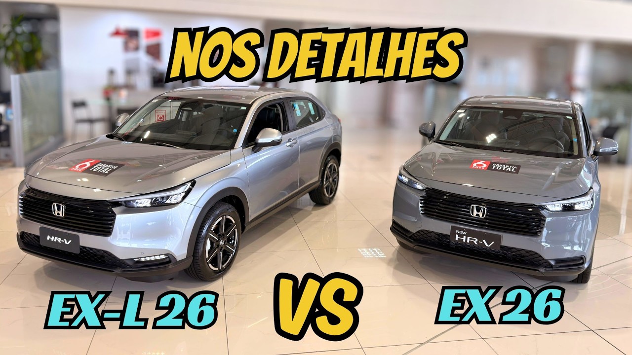Diferenças do Honda HR-V 2026 - Qual Versão Escolher?