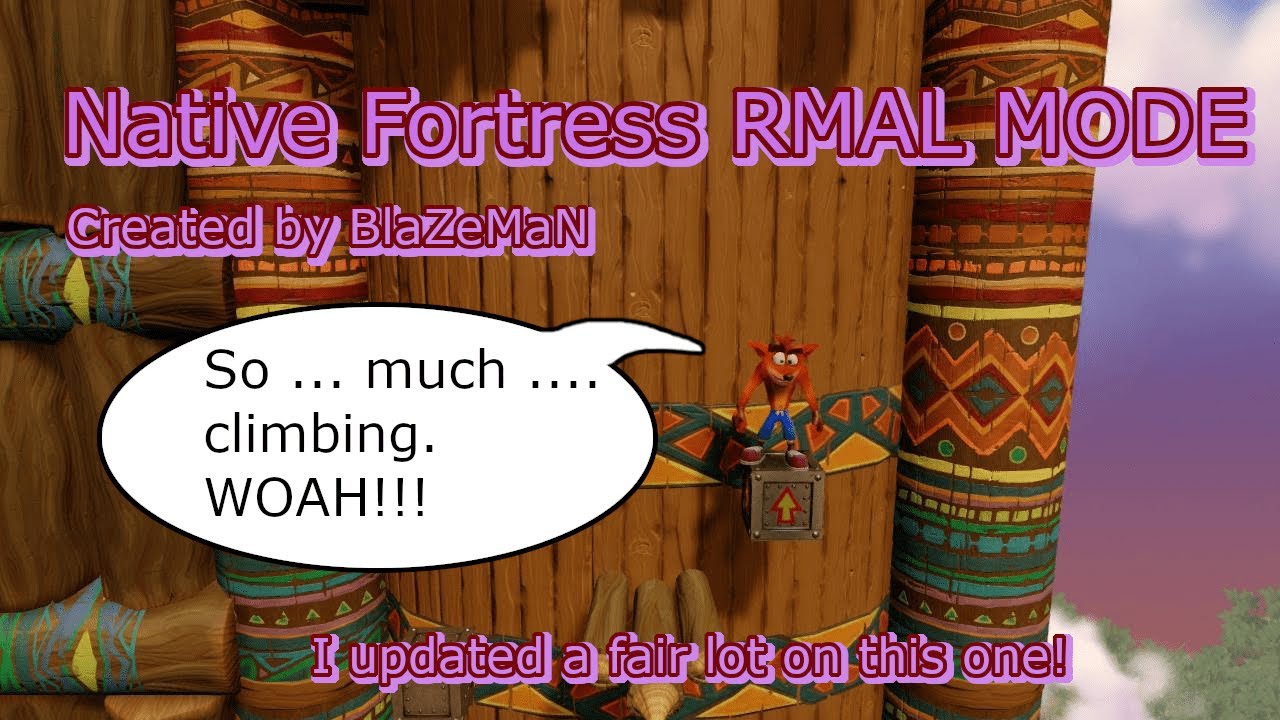 Native Fortress RMAL MODE (Crash Bandicoot N.Sane Trilogy)