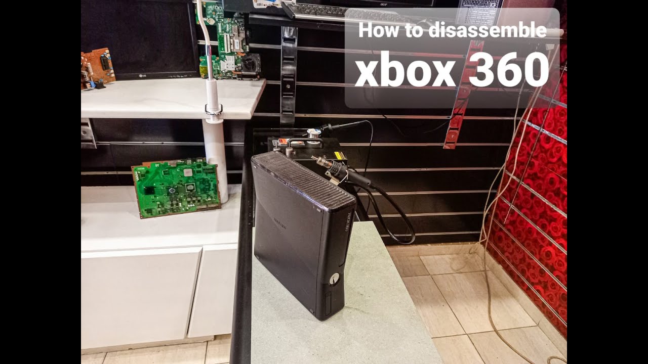 How to disassemble Xbox 360 slim